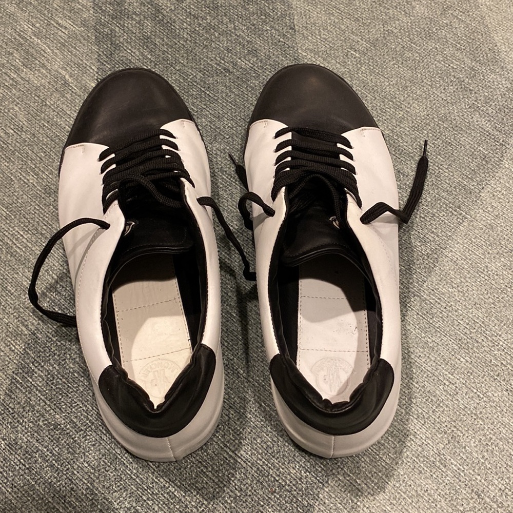 Moncler Black and White Sneakers - Picture 2 of 4